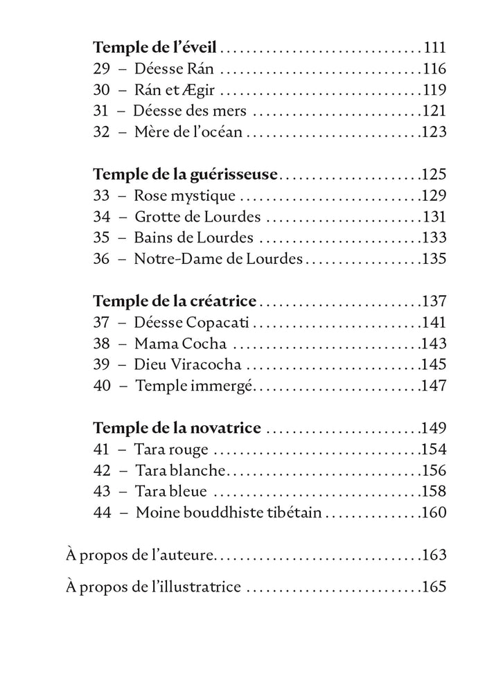 L'oracle du temple de l'eau