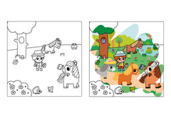 Pinceau magique - Poneys et chevaux