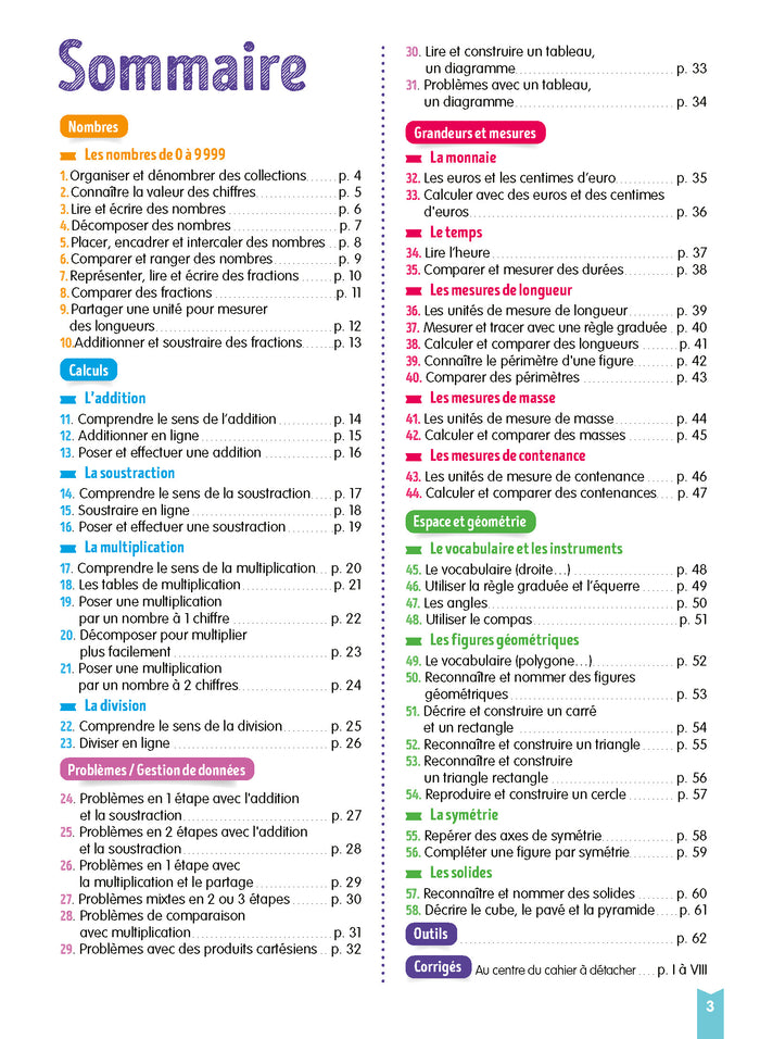 Je comprends tout - Maths CE2 - Mon cahier pour progresser sereinement