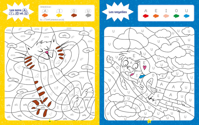 Les héros du CP - Mes coloriages magiques - Lecture / écriture