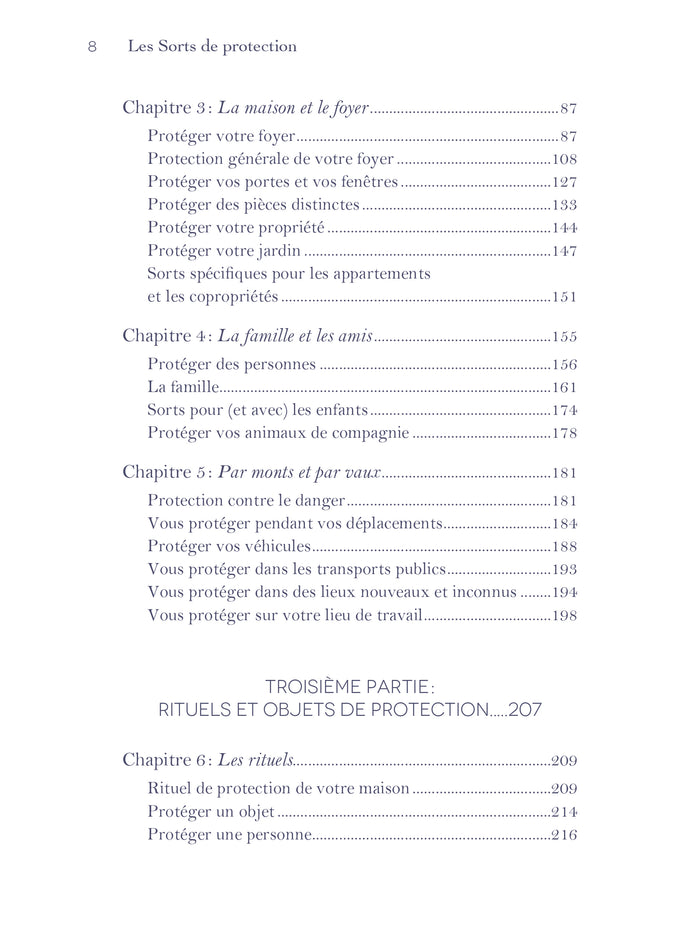 Les sorts de protection