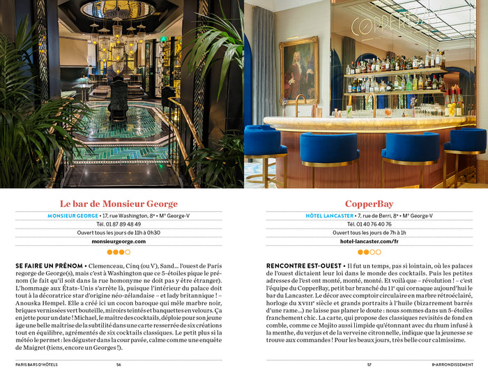 Paris Bars d'hôtels - Luxe, calme et club-sandwich