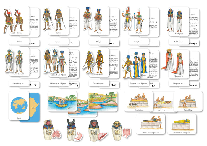 Coffret Montessori : L'Egypte ancienne