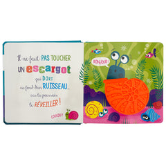 Il ne faut pas toucher un axolotl rose bonbon !