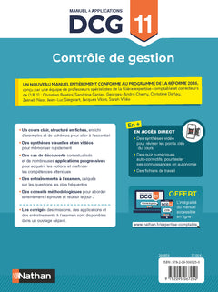 Contrôle de gestion - DCG - Épreuve 11 - Manuel et applications
