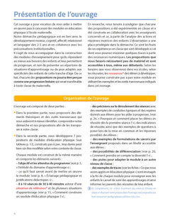 Education physique à grands pas pour la maternelle