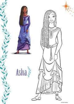 Disney Wish - Coloriage avec plus de 100 stickers