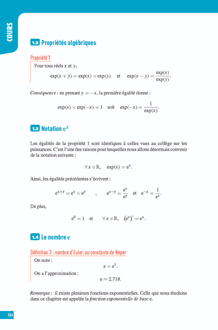 Interros des Lycées Maths 1re