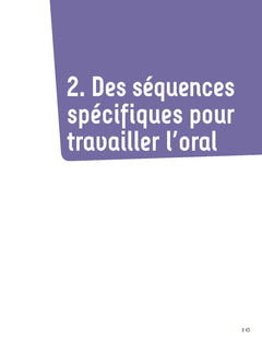 Enseigner l'oral au cycle 2 + Ressources numériques