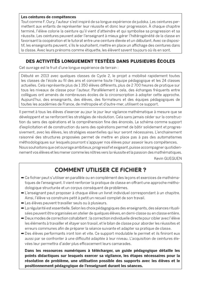 Résolution de problèmes mathématiques Niveau 3