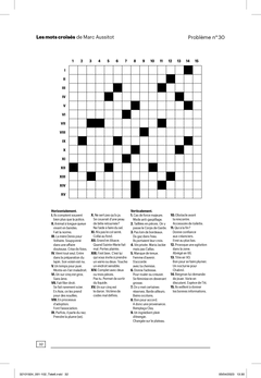 Les mots croisés Télérama N°6