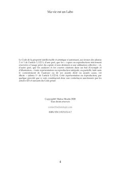 Ma vie est un Labo et la vôtre aussi