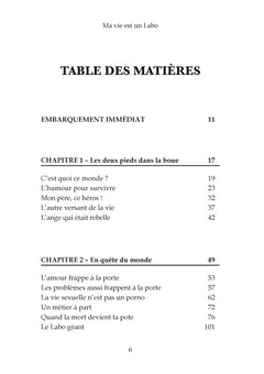 Ma vie est un Labo et la vôtre aussi