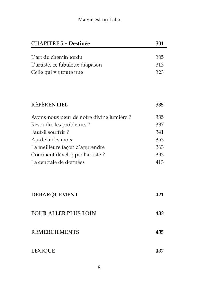 Ma vie est un Labo et la vôtre aussi