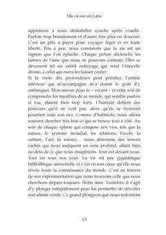 Ma vie est un Labo et la vôtre aussi