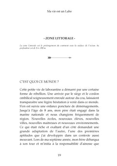 Ma vie est un Labo et la vôtre aussi