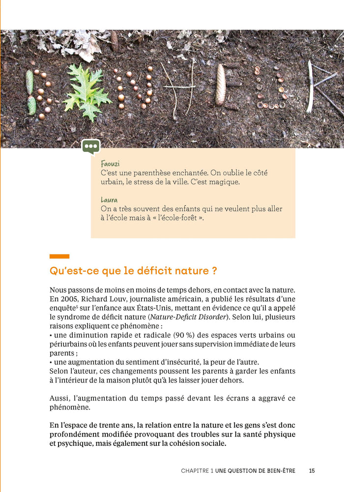 Faire classe dehors - Maternelle et élémentaire