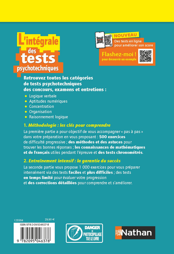 L'intégrale des tests psychotechniques