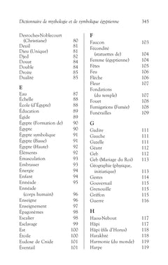Dictionnaire de mythologie et de symbolique Egyptienne
