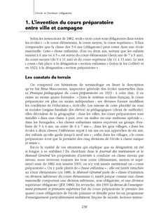 L'école et l'écriture obligatoire