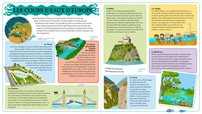 Mon atlas des fleuves et des rivières