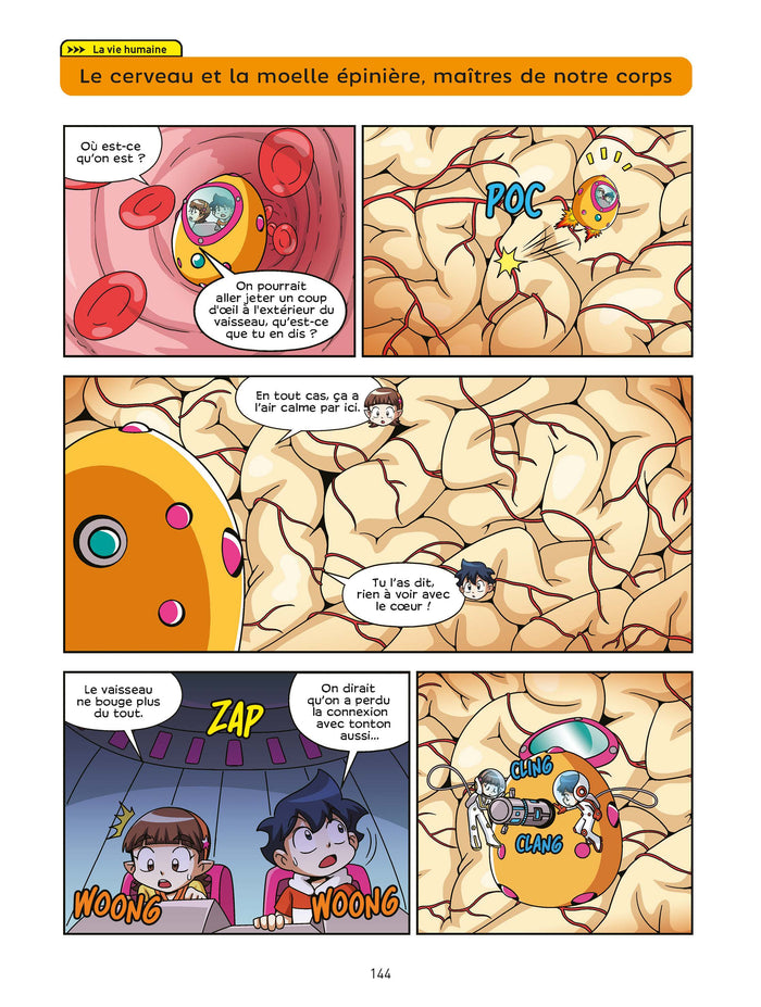 Tout savoir en BD sur Le corps humain