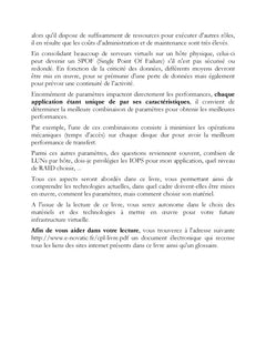 BONNES PRATIQUES, PLANIFICATION ET DIMENSIONNEMENT DES INFRASTRUCTURES DE STOCKAGE ET DE SERVEUR EN ENVIRONNEMENT VIRTUEL