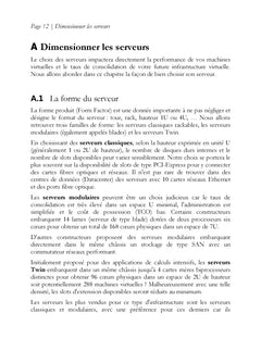 BONNES PRATIQUES, PLANIFICATION ET DIMENSIONNEMENT DES INFRASTRUCTURES DE STOCKAGE ET DE SERVEUR EN ENVIRONNEMENT VIRTUEL