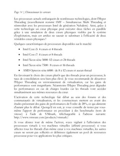 BONNES PRATIQUES, PLANIFICATION ET DIMENSIONNEMENT DES INFRASTRUCTURES DE STOCKAGE ET DE SERVEUR EN ENVIRONNEMENT VIRTUEL