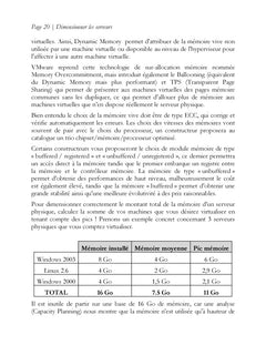 BONNES PRATIQUES, PLANIFICATION ET DIMENSIONNEMENT DES INFRASTRUCTURES DE STOCKAGE ET DE SERVEUR EN ENVIRONNEMENT VIRTUEL