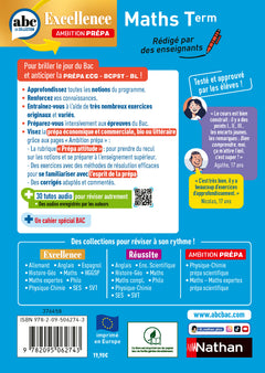 ABC BAC Excellence - Maths prépa ECG/BCPST/BL Term
