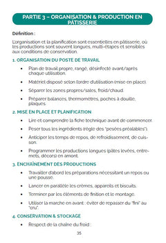 Mémo du Pâtissier