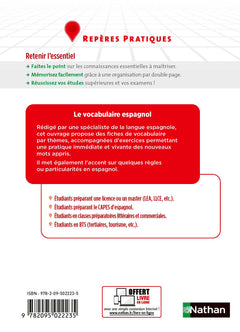 Le vocabulaire espagnol