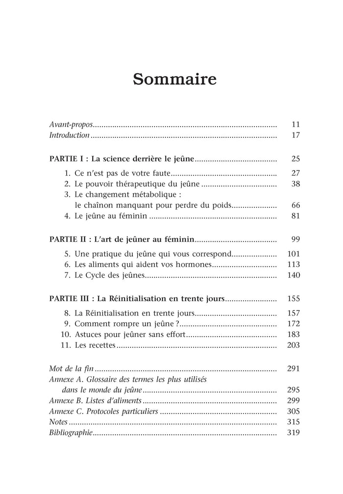 Le jeûne au féminin