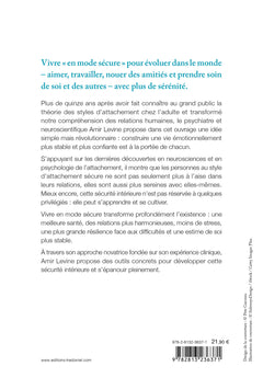 Sécure - Le guide révolutionnaire pour construire une vie émotionnellement stable et confiante