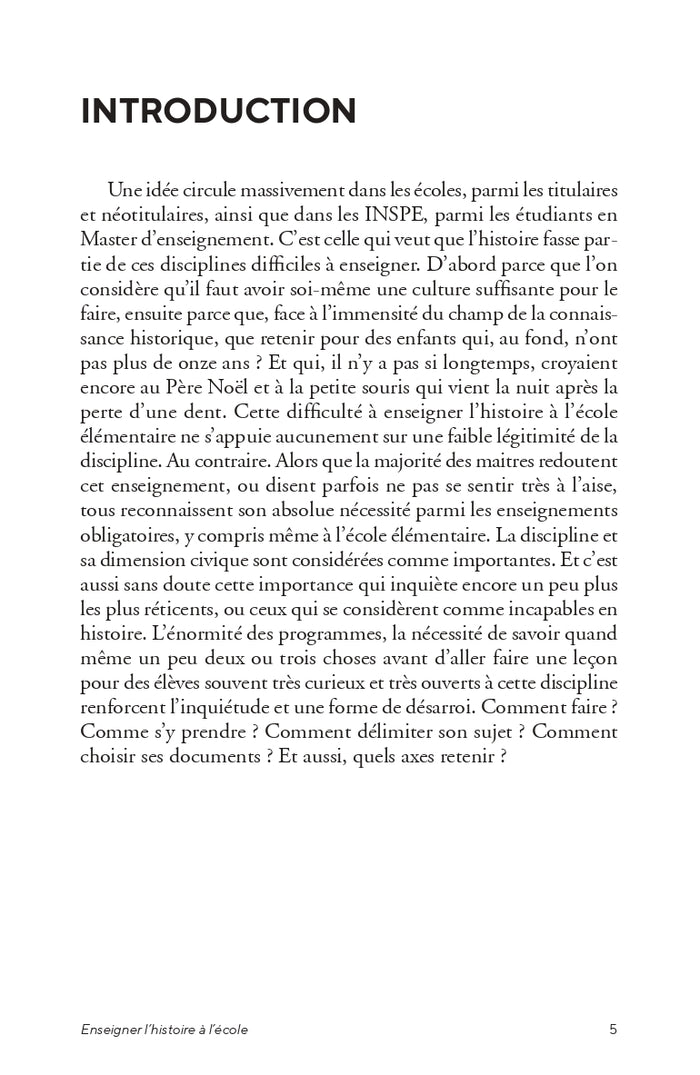 Enseigner l'histoire à l'école