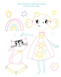 Princesses - Mes tableaux strass à colorier