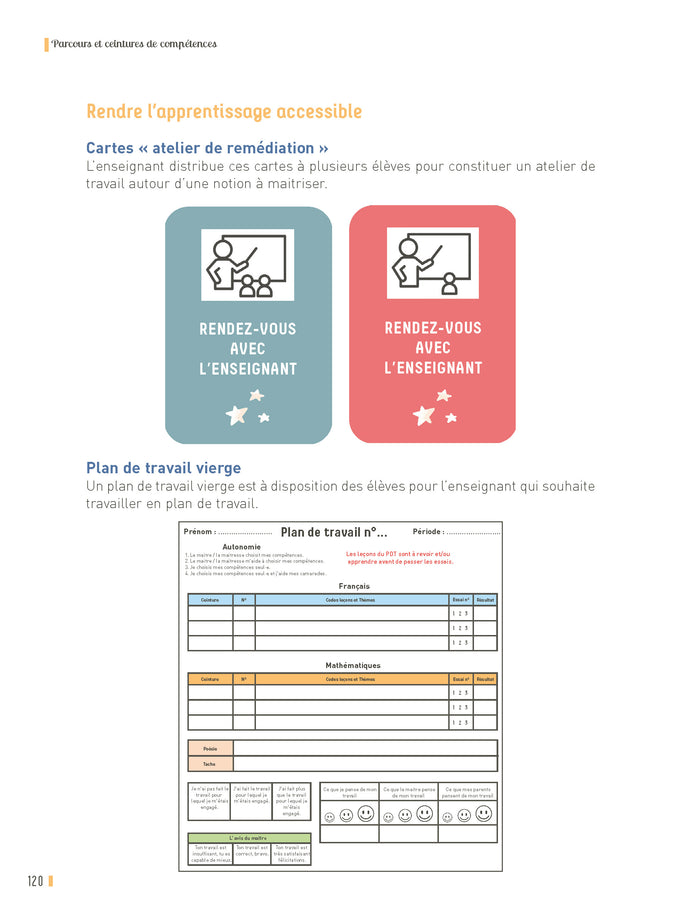 Parcours et ceintures de compétences - Cycle 3 Engagement, motivation, autonomie des élèves - + ressources numériques