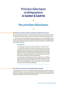 Lector et Lectrix Cycle 3