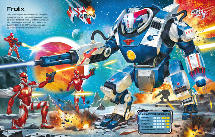 Construis tes aliens et guerriers de l'espace avec des autocollants