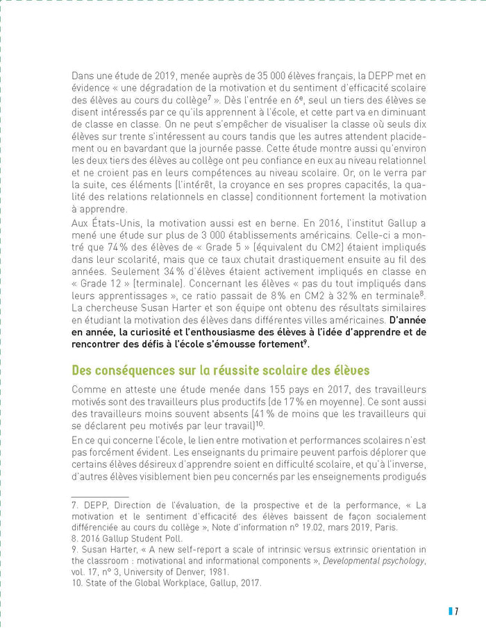 Motiver les élèves Cycles 2 et 3 - 20 pratiques pour enseigner autrement