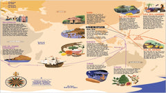 Les cartes de l'histoire - Le premier tour du monde - Magellan et Elcano