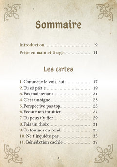 La réponse est là - Cartes oracle