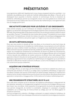 Résolution de problèmes mathématiques Niveau 3