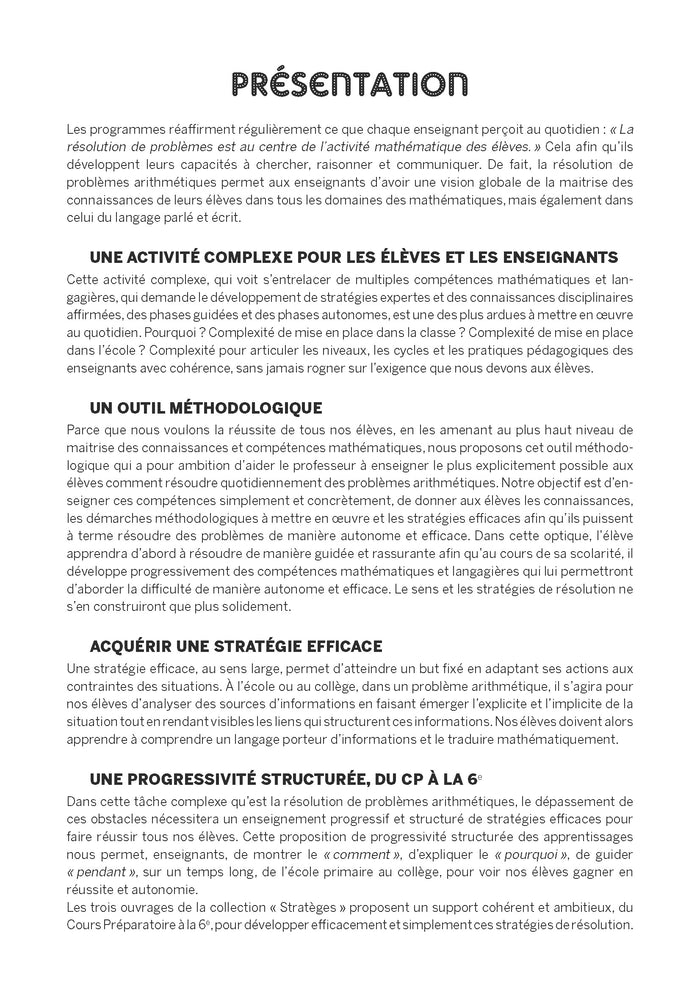 Résolution de problèmes mathématiques Niveau 3