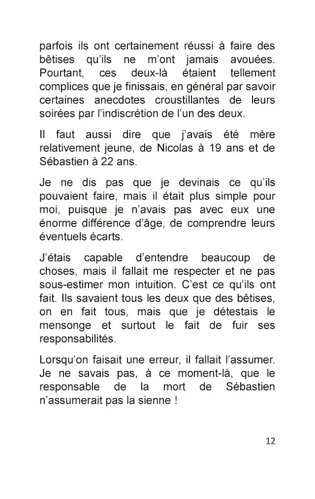 Il faut me croire Maman