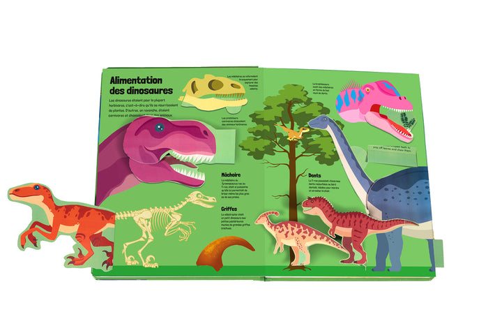 Un livre tout animé - Dinosaures
