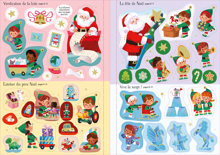Le Père Noël - Mes autocollants brillants