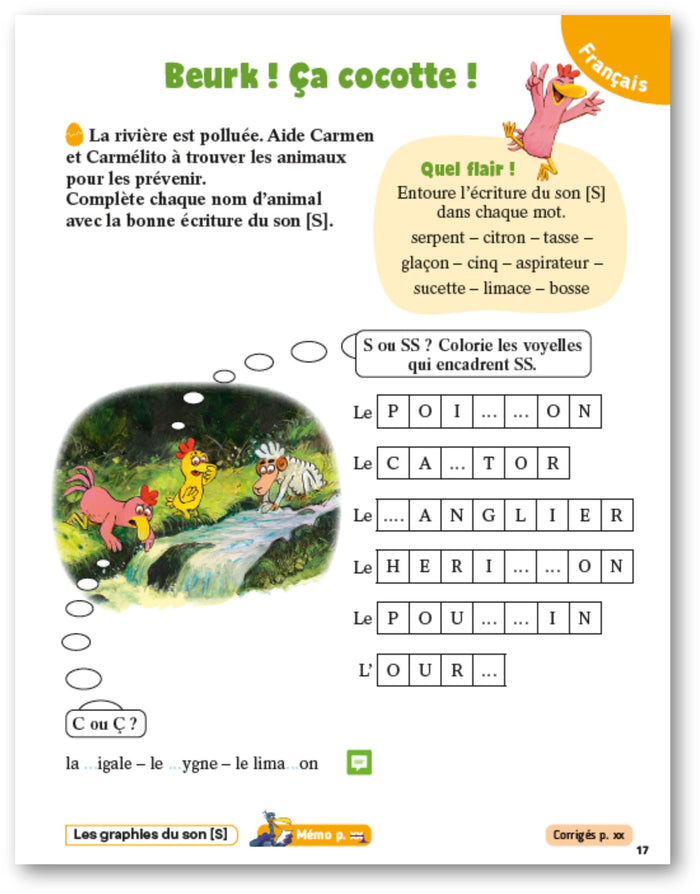 Cocorico J'apprends en jouant ! Ma GS avec les P'tites Poules