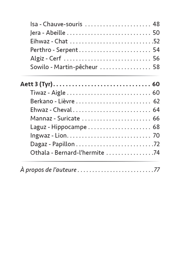 Coffret l'Oracle runique des animaux